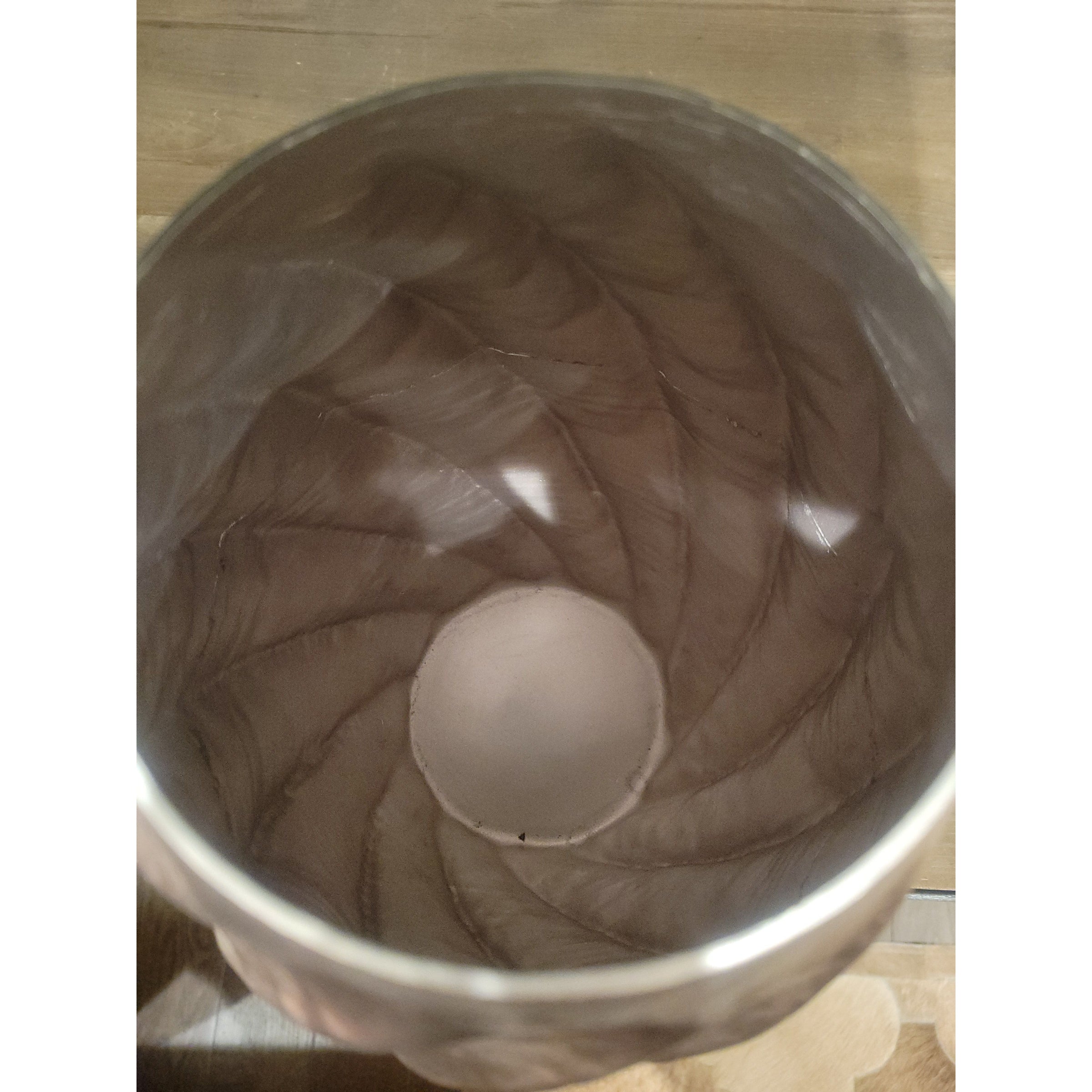 Tall Rose Gold Swirled Ceramic Vase