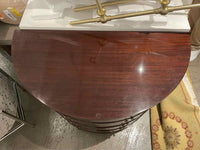Jefferson Mahogany 4-Drawer Demilune Commode by Thomas Pheasant for Baker