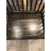 PAIR of Antique Chinese Ebonized Bamboo Stickback Chairs (As Is)