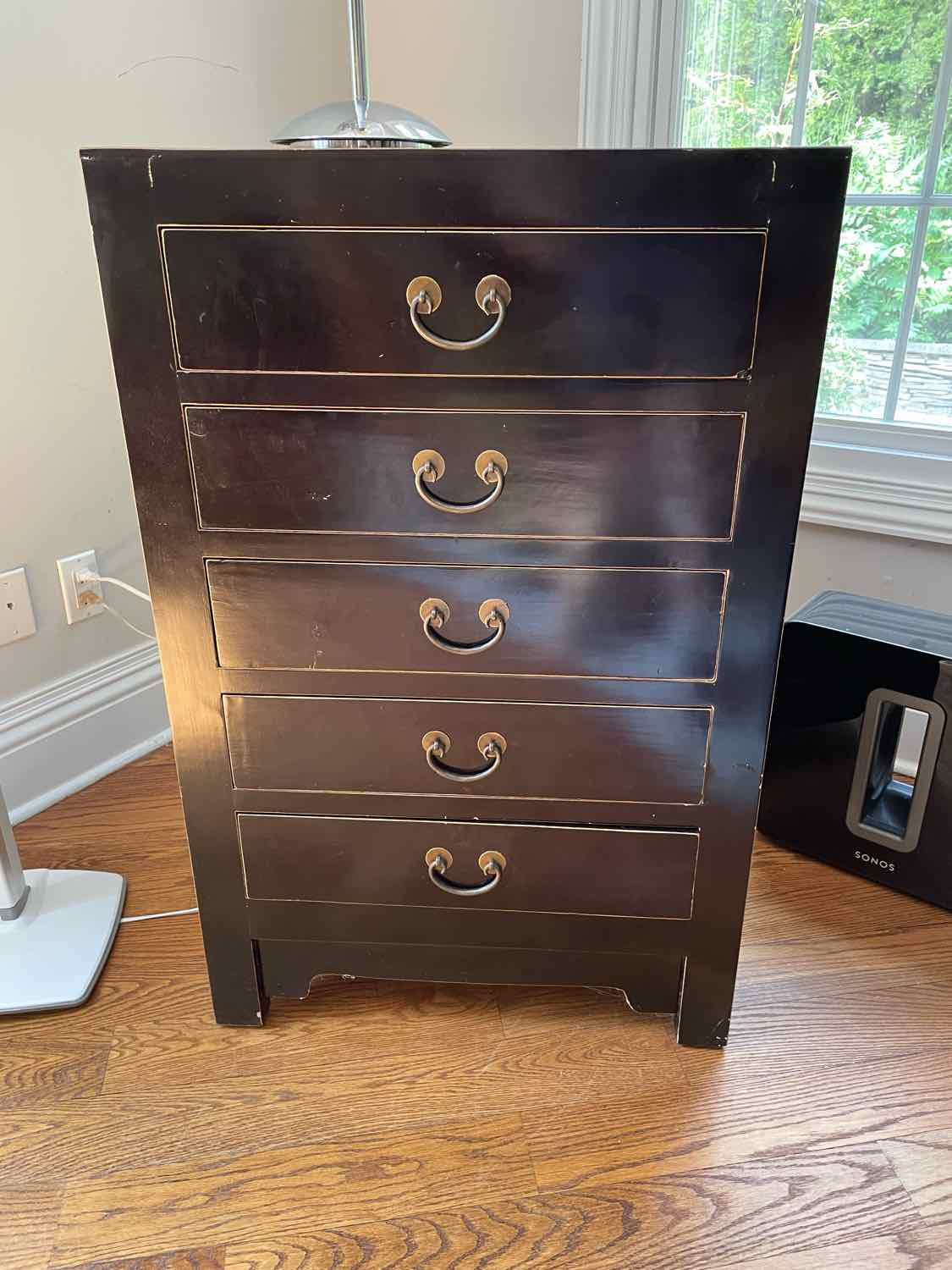 5-Drawer Asian Standing Dresser