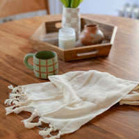Herringbone Turkish Hand Towel - colletteconsignment.com