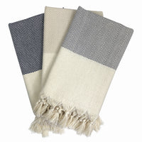 Herringbone Turkish Hand Towel - colletteconsignment.com