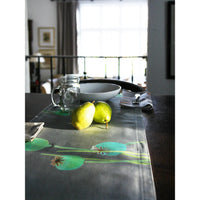 Table Runner: Poppy Pods on Grey - colletteconsignment.com
