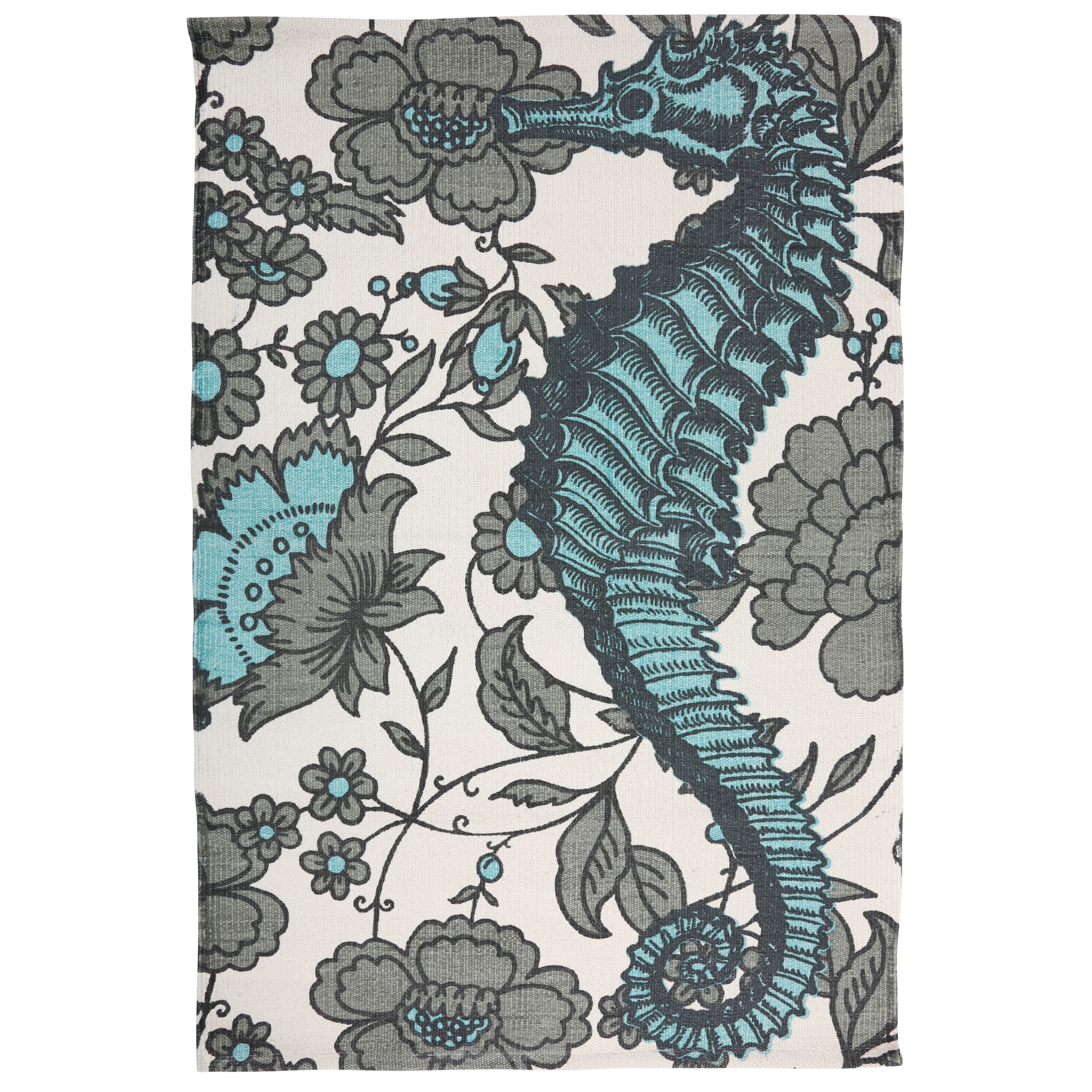 Seahorse Vineyard Bath Mat 24"x36" - colletteconsignment.com