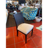 Cerused Oak Calipso Chair w/ Custom Fabric  by B&B Italia