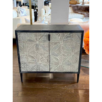 'Laurentia' 2-Door Accent Cabinet in Grey / Black by Jim Parsons for Uttermost