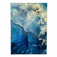 Ocean Power 1 Acrylic on Canvas by Susanne Pohlmann 54.5"Wx77"Lx1.5"D