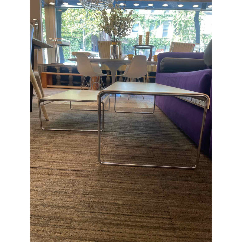 Cassina Zap Pair of Nesting Coffee Tables - colletteconsignment.com