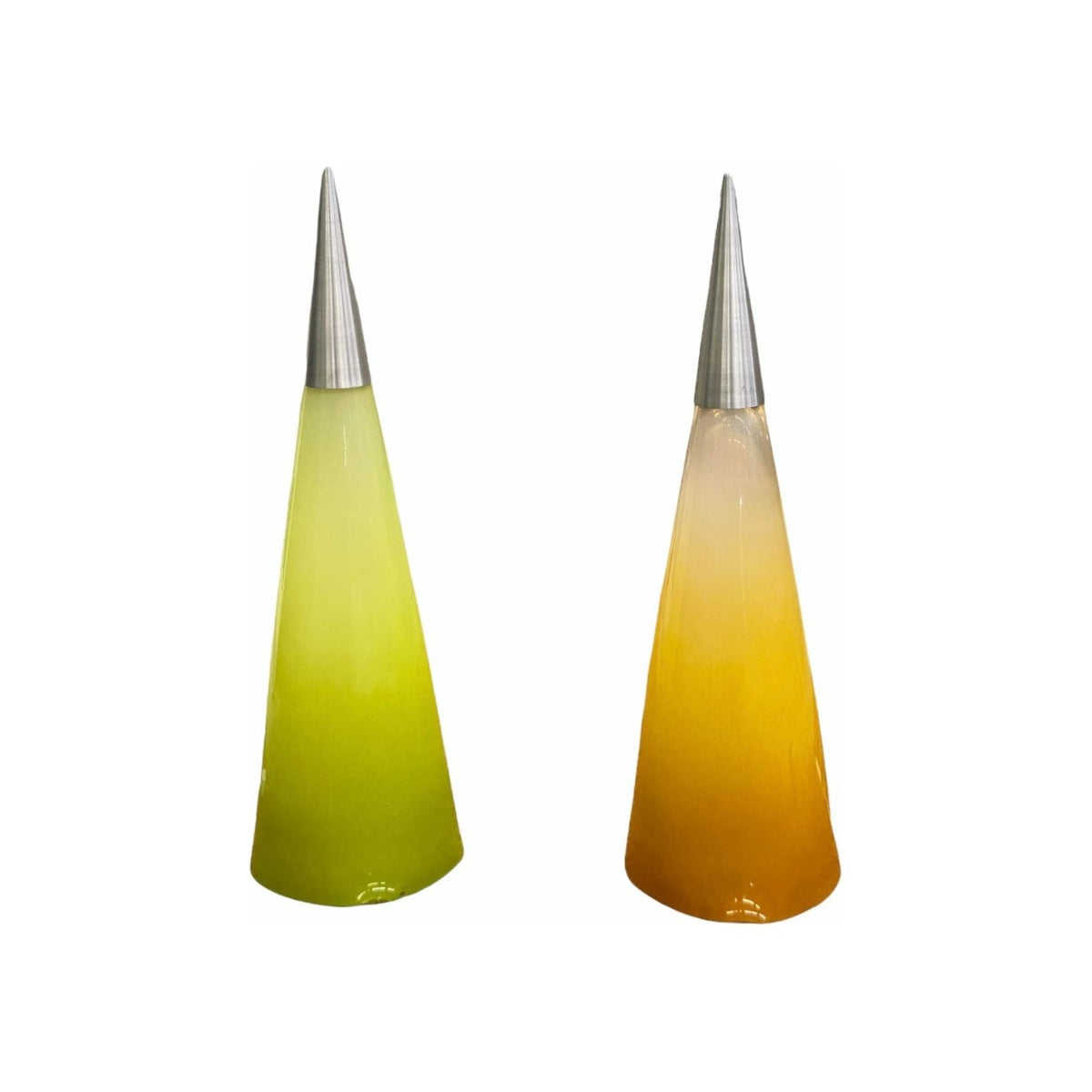 Columbia Glassworks Lamps Orange/Green - colletteconsignment.com