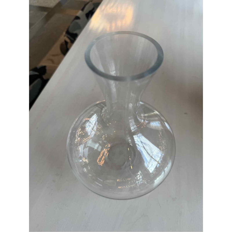 Glass Wine Decanter w/ Black 'M' Ball Stop
