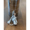 Pair of RL Montgomery Table Lamp in Polished Nickel 29"Hx18"W - colletteconsignment.com