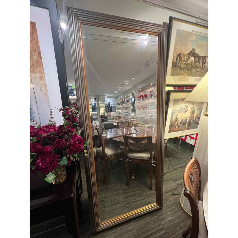 Gold and Wooden Framed Mirror