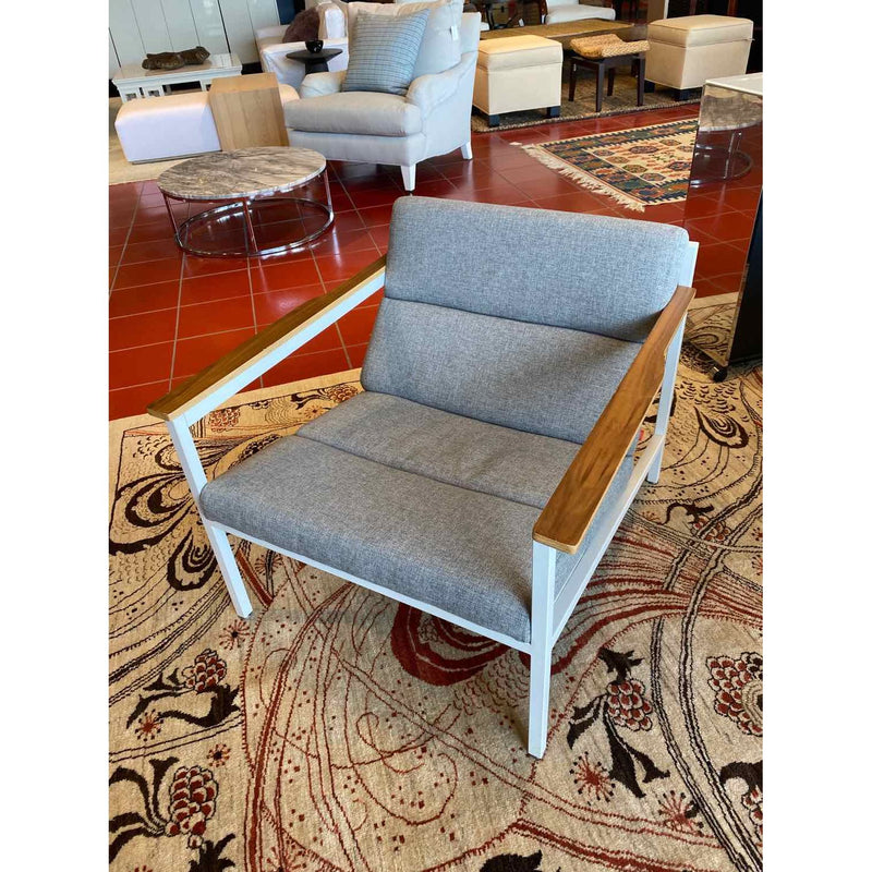 Halifax Chair by Gus Modern in White/Grey