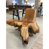 Natural Teak Seat from Bali - colletteconsignment.com