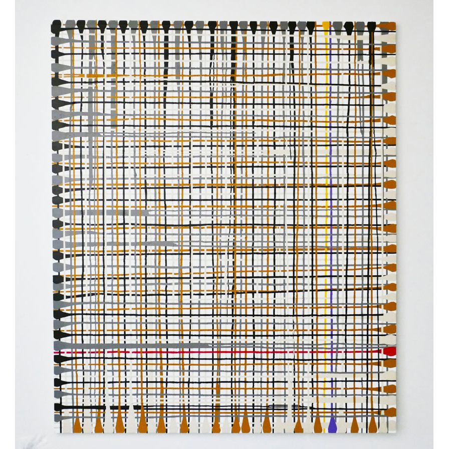 Numéro 91/10 -Mixed Media on Canvas, 60x72" inches, 2019 - colletteconsignment.com