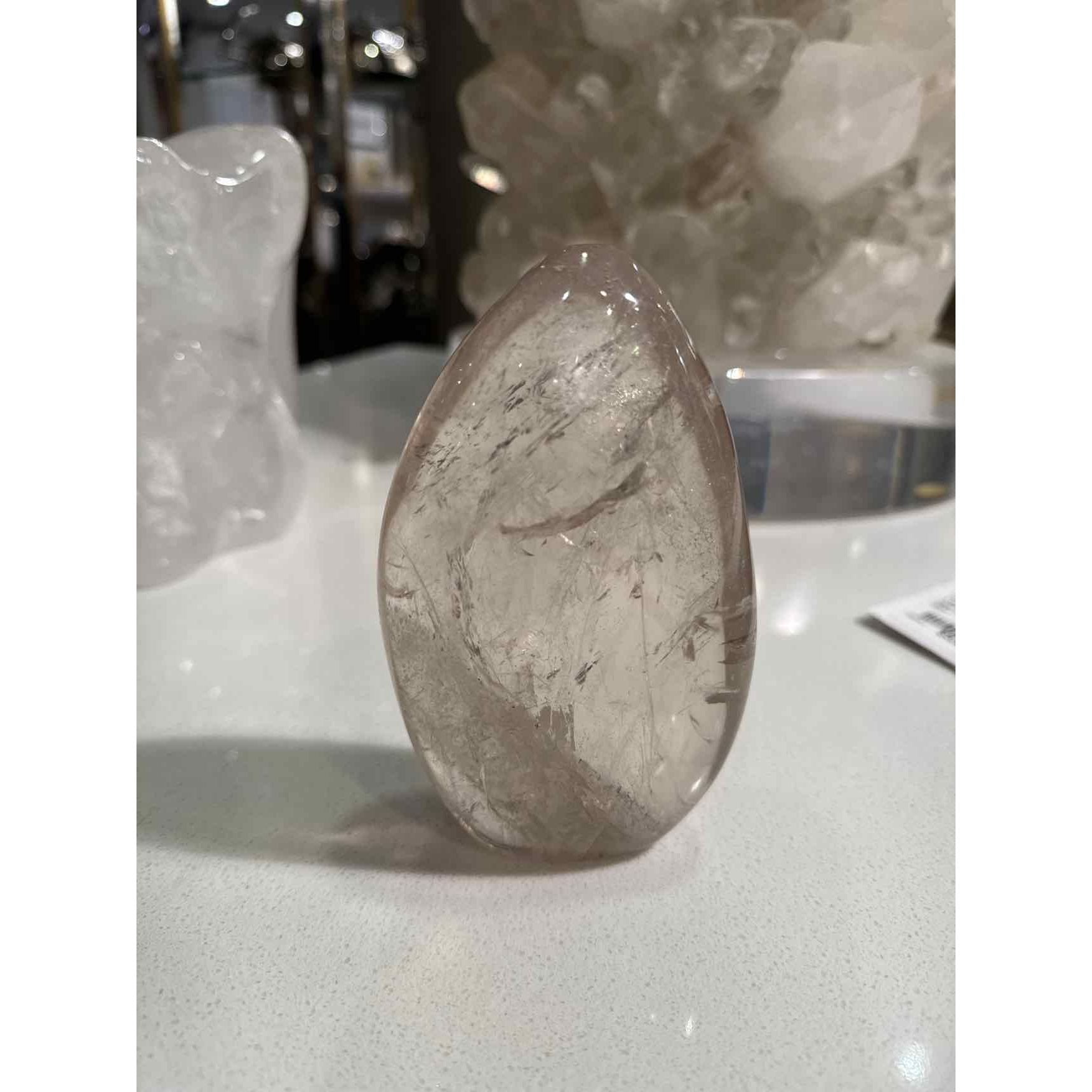 Tear Drop Shaped Quartz Crystal