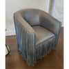 Shaggy Leather Swivel Armchair by Ngala Trading Co.