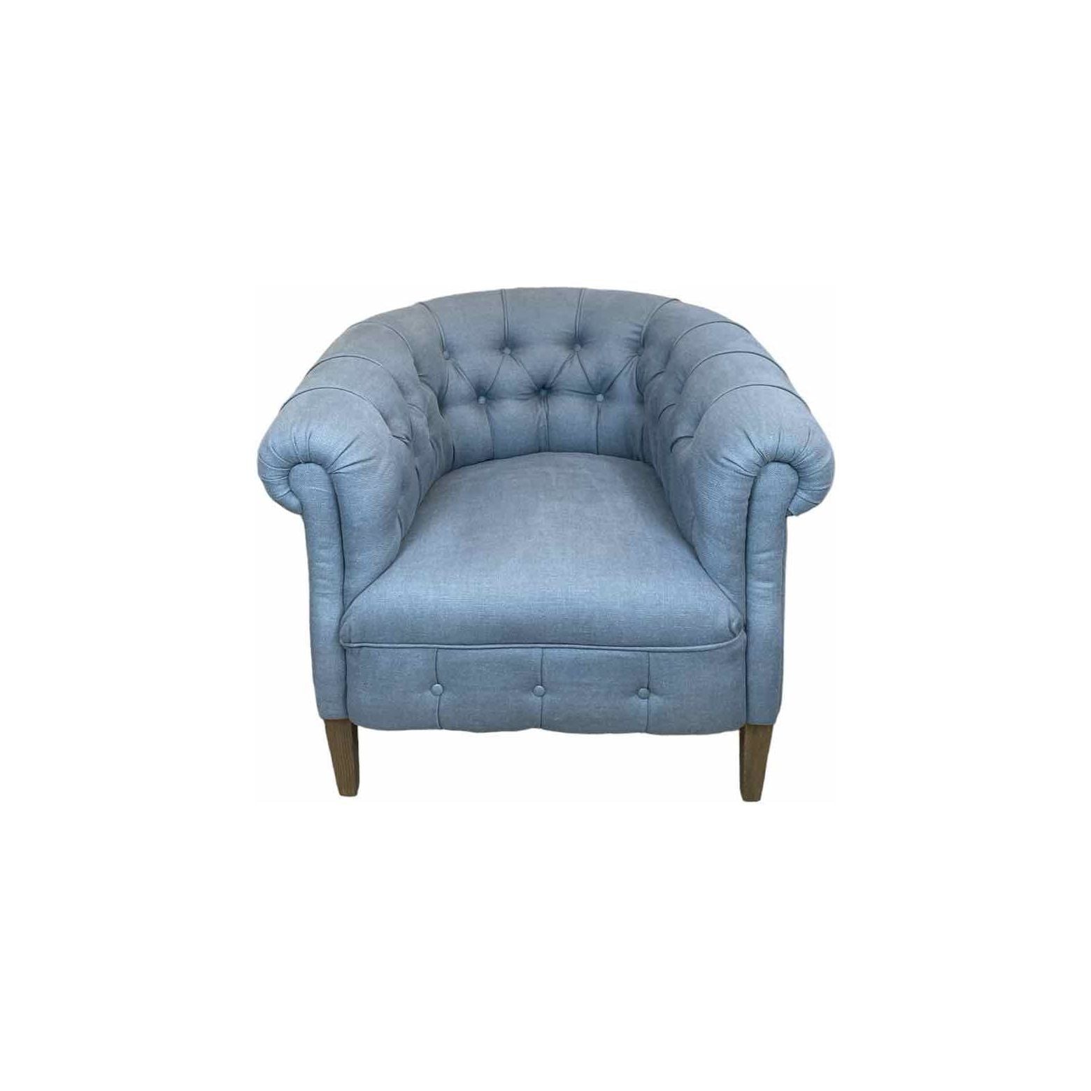 RH Kensington Chair in Blue