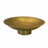 Large Brass Footed Bowl - colletteconsignment.com