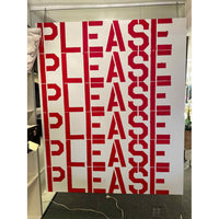 Paintings - PLEASE Painting  - Acrylic on Canvas L70x W62