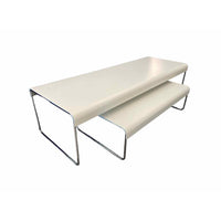 Cassina Zap Pair of Nesting Coffee Tables - colletteconsignment.com