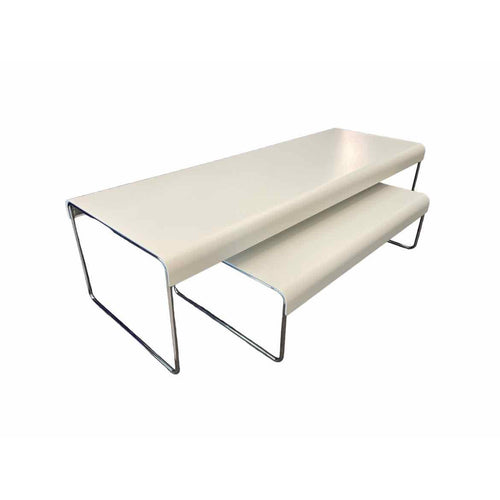 Cassina Zap Pair of Nesting Coffee Tables - colletteconsignment.com