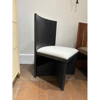 Venice Accent Chair in Baru SP/Black Cerused Oak 20"Wx19.5"Dx32.5"H