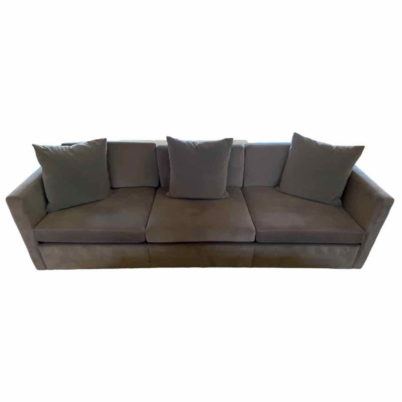 Knoll Pfister Sofa in Grey Velvet