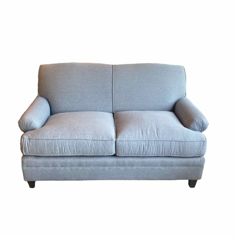 'The Carmine' Performance Melange Weave Aegean 60" Sofa by Maiden Home - colletteconsignment.com